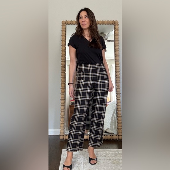 Talbots Plaid Wool Petites Pants - Picture 2 of 11
